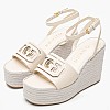 Women Platforms High Tanvee Beige Leather Guess Women Platforms High Tanvee Beige Leather Guess
