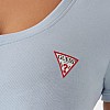 Women T-Shirts - Tops V.Mini LightBlue Cotton Guess Women T-Shirts - Tops V.Mini LightBlue Cotton Guess
