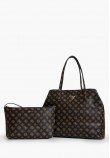 Γυναικείες Τσάντες Victtoria.2In1 Καφέ ECOleather Guess