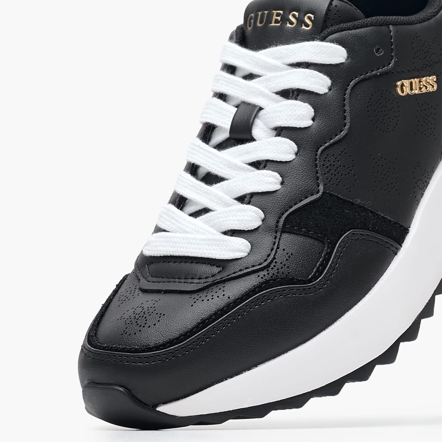 Γυναικεία Παπούτσια Casual Vinsa3 Μαύρο Δέρμα Guess