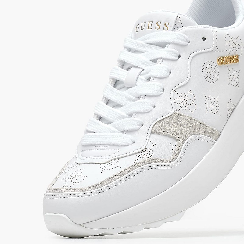 Γυναικεία Παπούτσια Casual Vinsa3 Άσπρο Δέρμα Guess