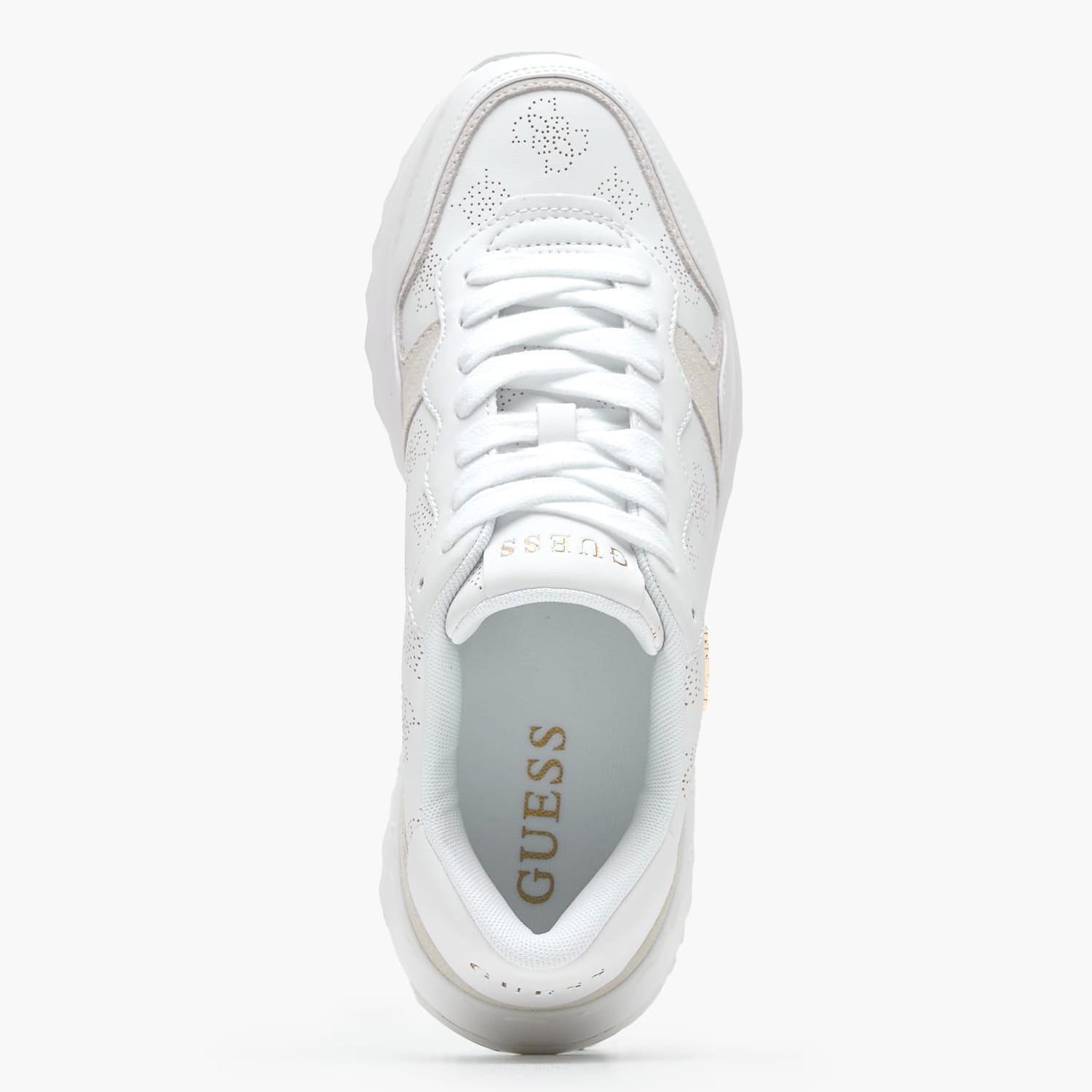 Γυναικεία Παπούτσια Casual Vinsa3 Άσπρο Δέρμα Guess