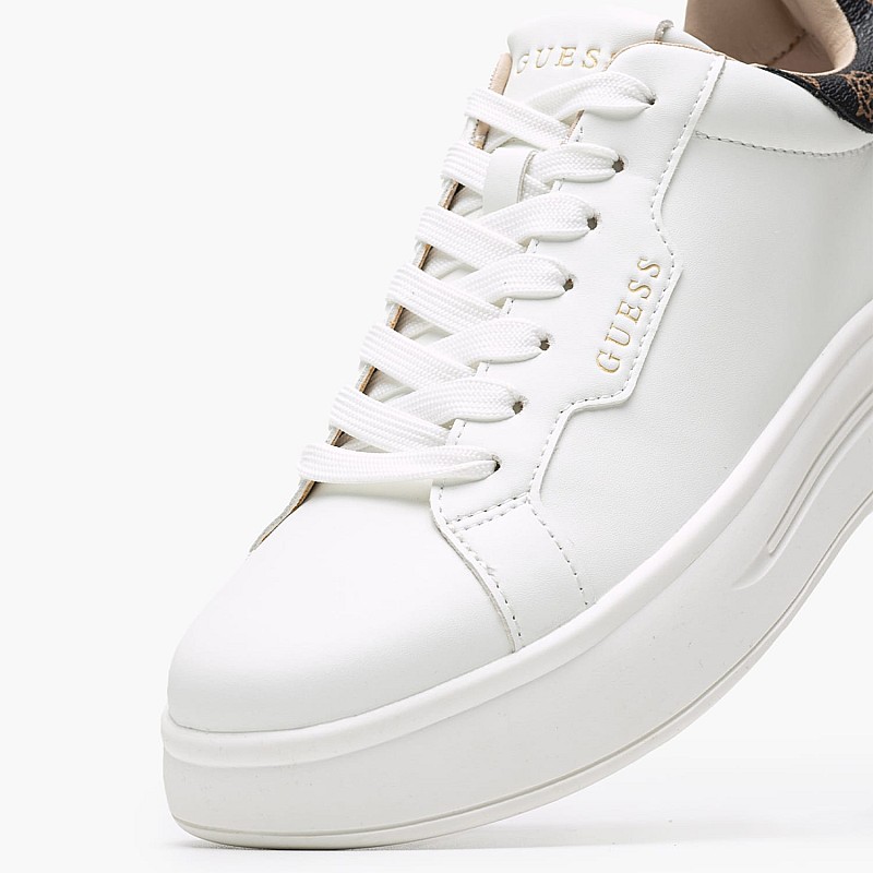 Women Casual Shoes Winnie.F White Leather Guess