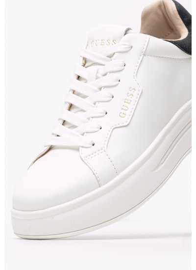 Γυναικεία Παπούτσια Casual Alleniee.Pearl Χρυσό Δέρμα Geox