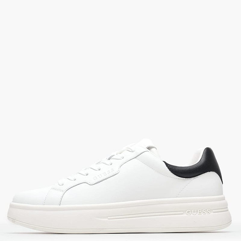 Ανδρικά Παπούτσια Casual Winno.2 Άσπρο Δέρμα Guess