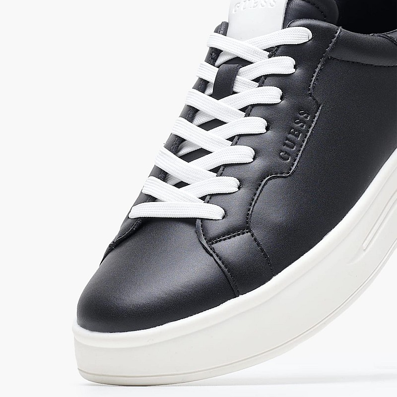 Ανδρικά Παπούτσια Casual Winno Μαύρο Δέρμα Guess