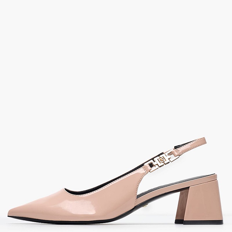 Γυναικείες Γόβες & Peeptoes Χαμηλές Zabela Nude ECOleather Guess