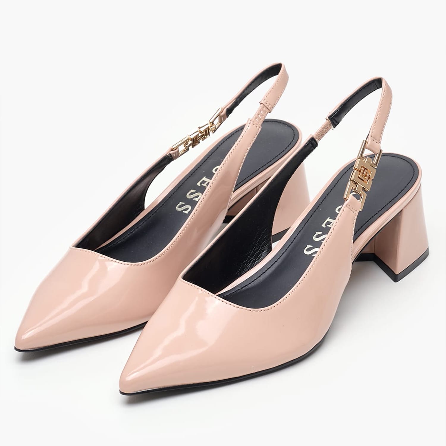Women Pumps & Peeptoes Low Zabela Nude ECOleather Guess