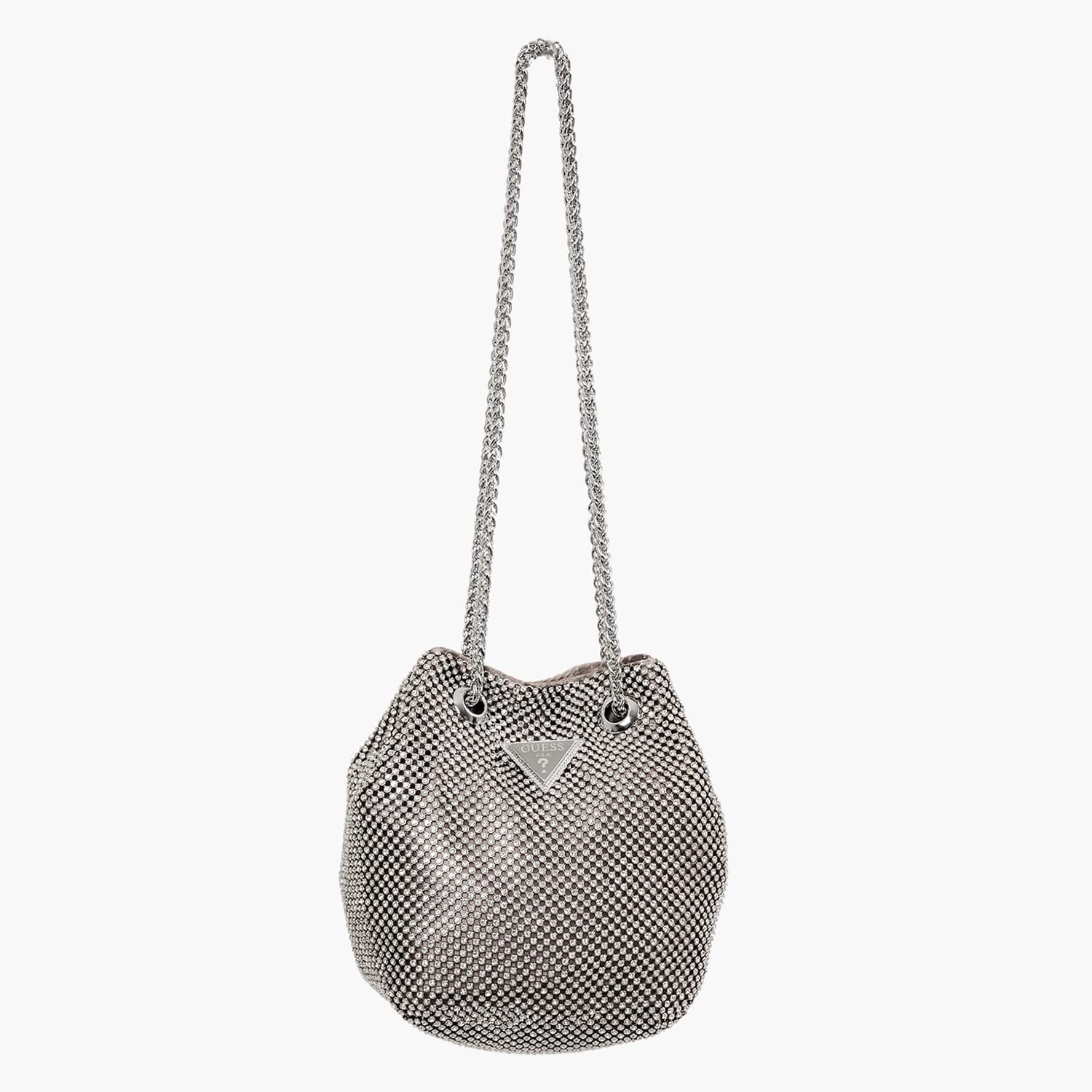Women Bags Zalina.Pch Silver ECOleather Guess Women Bags Zalina.Pch Silver ECOleather Guess