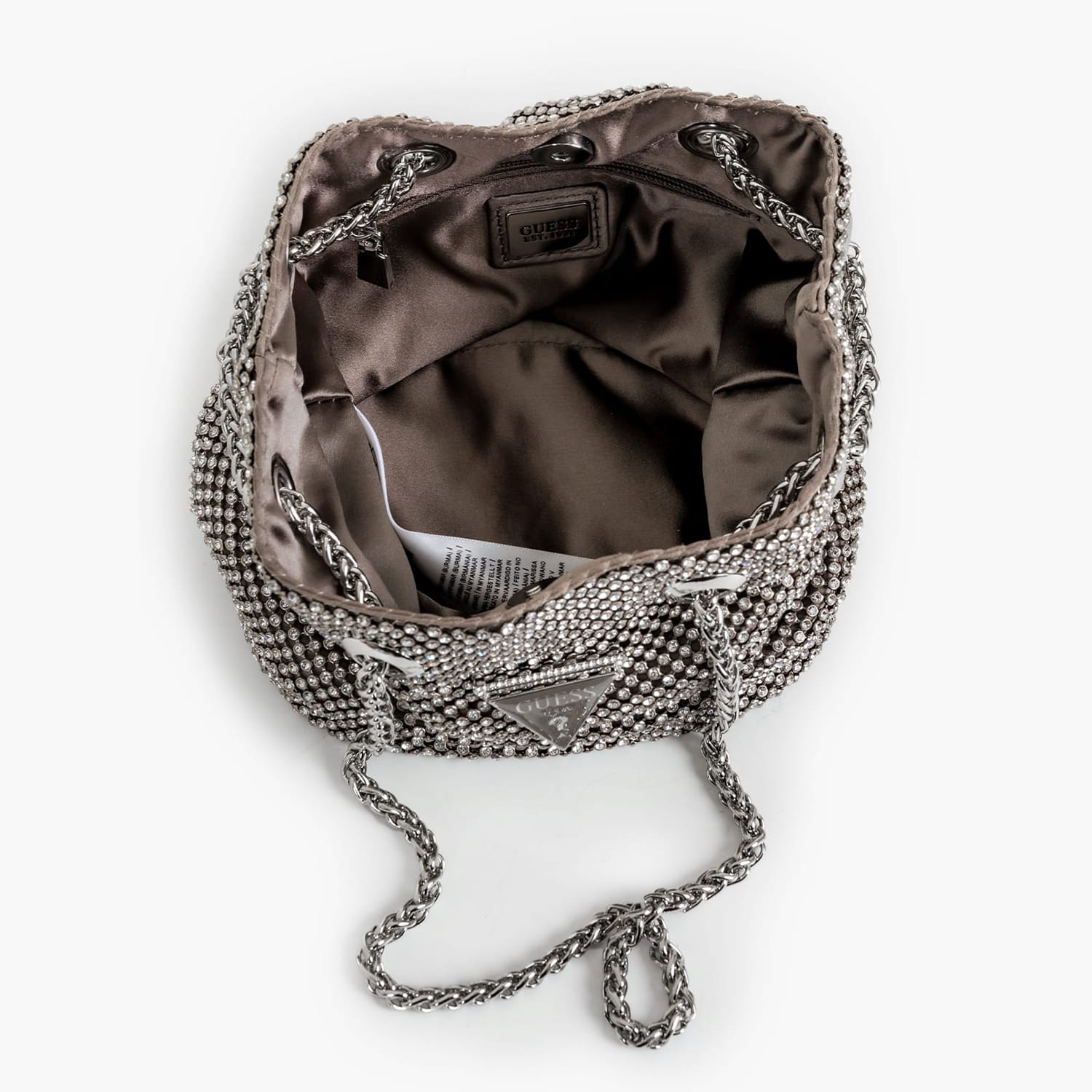 Women Bags Zalina.Pch Silver ECOleather Guess Women Bags Zalina.Pch Silver ECOleather Guess
