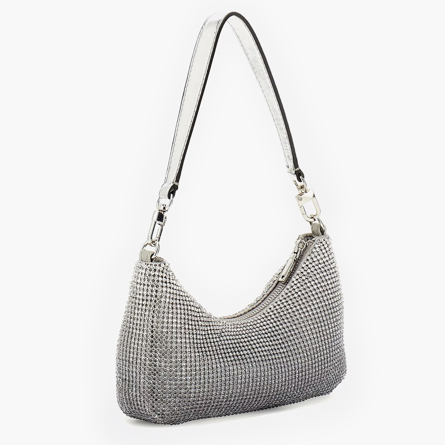 Γυναικείες Τσάντες Zalina.Strs Ασημί Strass Guess Γυναικείες Τσάντες Zalina.Strs Ασημί Strass Guess
