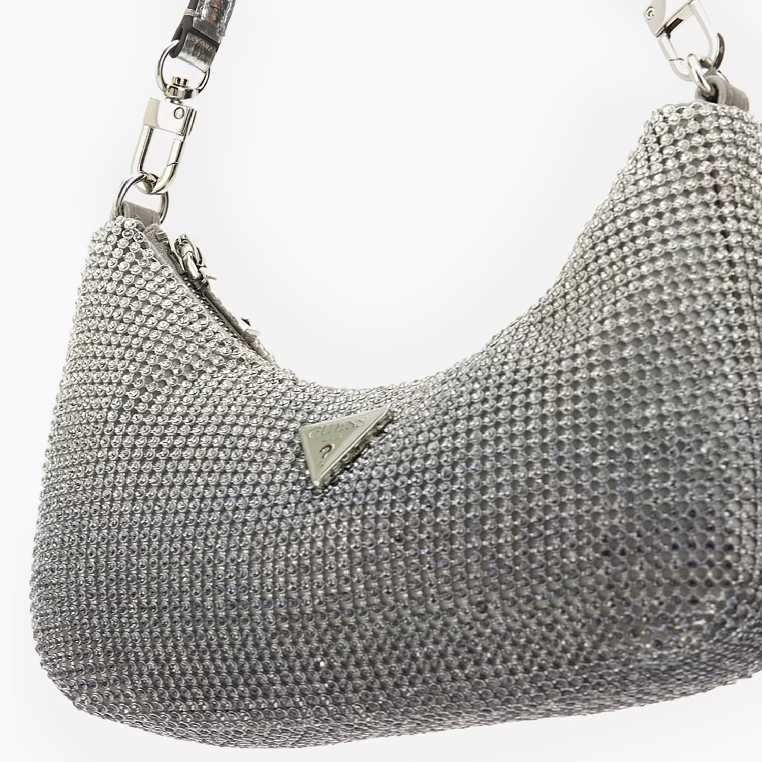 Γυναικείες Τσάντες Zalina.Strs Ασημί Strass Guess Γυναικείες Τσάντες Zalina.Strs Ασημί Strass Guess