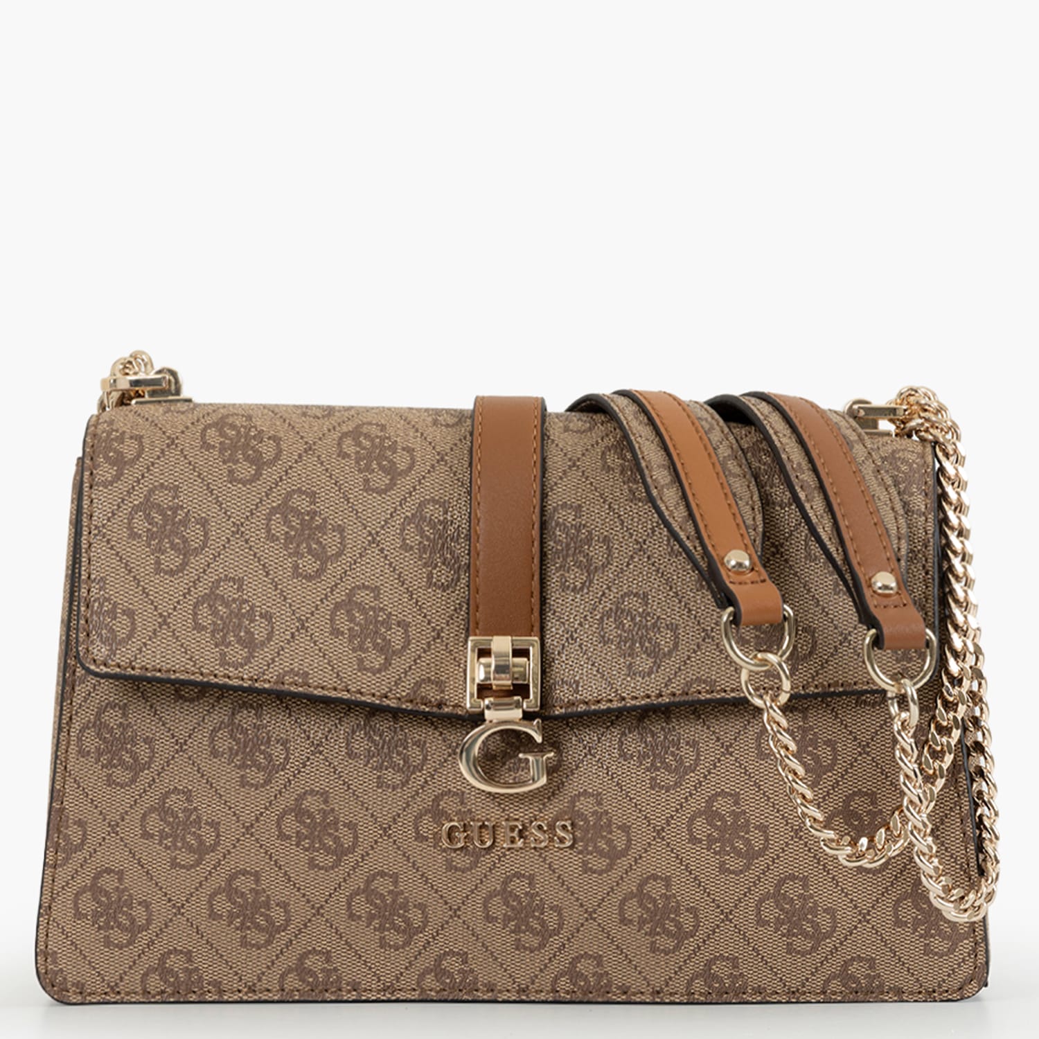 Γυναικείες Τσάντες Zamira.Flap Μπεζ ECOleather Guess
