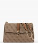 Γυναικείες Τσάντες Zamira.Flap Μπεζ ECOleather Guess Γυναικείες Τσάντες Zamira.Flap Μπεζ ECOleather Guess