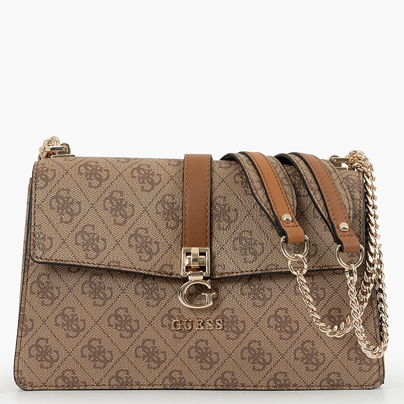Γυναικείες Τσάντες Zamira.Flap Μπεζ ECOleather Guess