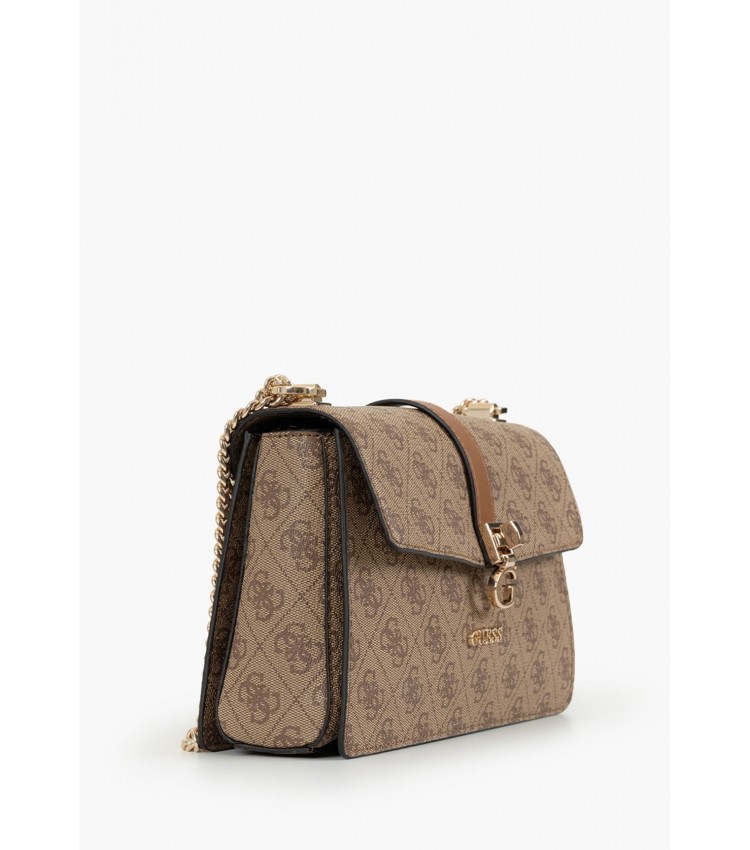Γυναικείες Τσάντες Zamira.Flap Μπεζ ECOleather Guess Γυναικείες Τσάντες Zamira.Flap Μπεζ ECOleather Guess