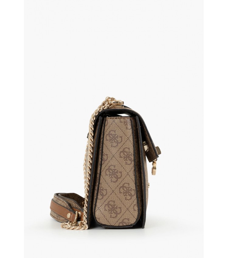 Γυναικείες Τσάντες Zamira.Flap Μπεζ ECOleather Guess Γυναικείες Τσάντες Zamira.Flap Μπεζ ECOleather Guess