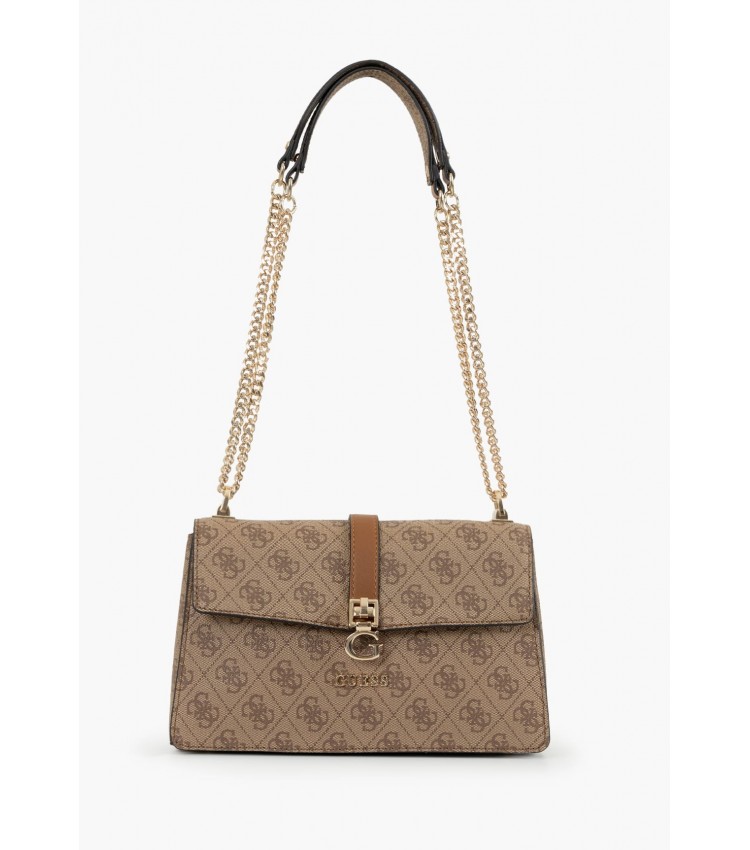 Γυναικείες Τσάντες Zamira.Flap Μπεζ ECOleather Guess Γυναικείες Τσάντες Zamira.Flap Μπεζ ECOleather Guess