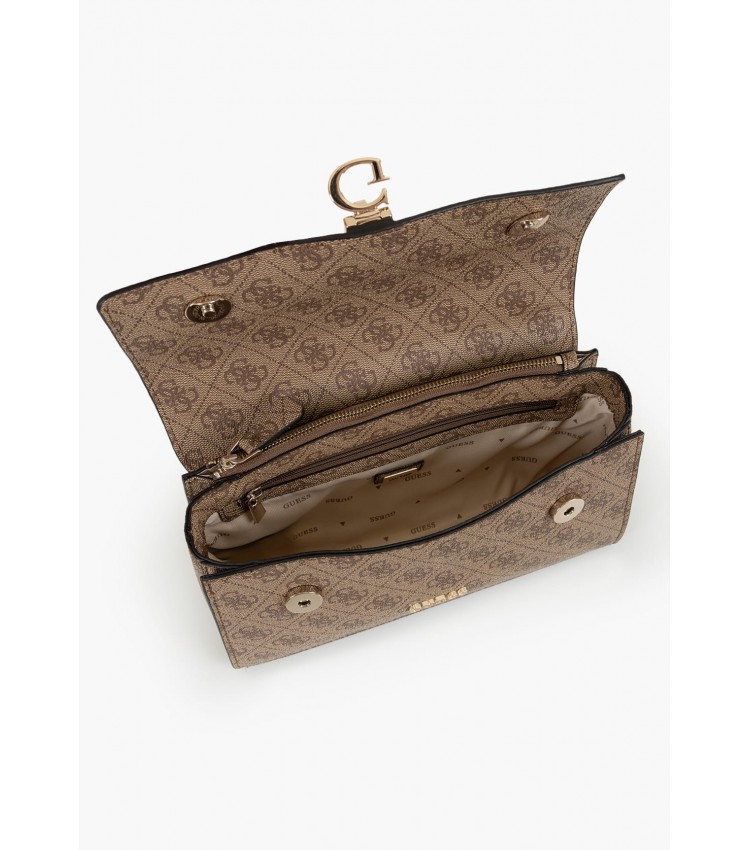 Γυναικείες Τσάντες Zamira.Flap Μπεζ ECOleather Guess Γυναικείες Τσάντες Zamira.Flap Μπεζ ECOleather Guess