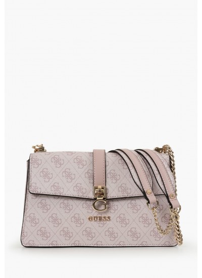 Γυναικείες Τσάντες Zamira.Flap Nude ECOleather Guess