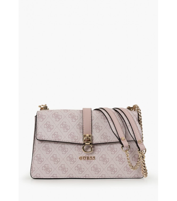 Γυναικείες Τσάντες Zamira.Flap Nude ECOleather Guess Γυναικείες Τσάντες Zamira.Flap Nude ECOleather Guess