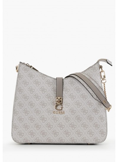 Γυναικείες Τσάντες Zamira.Hobo Γκρι ECOleather Guess
