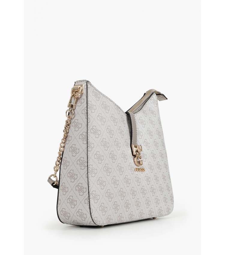 Γυναικείες Τσάντες Zamira.Hobo Γκρι ECOleather Guess Γυναικείες Τσάντες Zamira.Hobo Γκρι ECOleather Guess