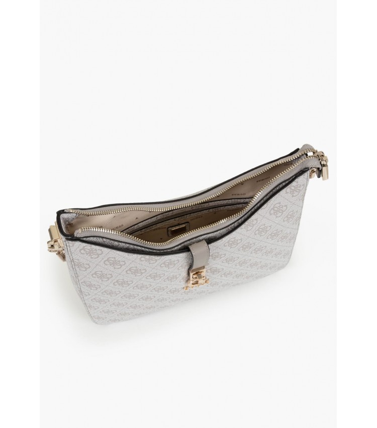 Γυναικείες Τσάντες Zamira.Hobo Γκρι ECOleather Guess Γυναικείες Τσάντες Zamira.Hobo Γκρι ECOleather Guess