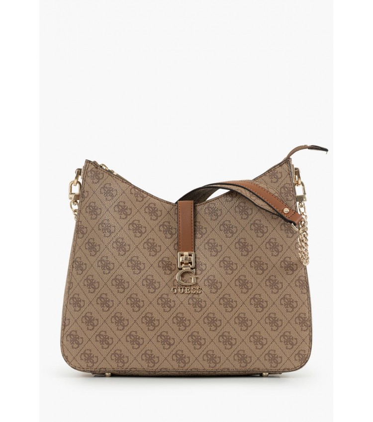 Γυναικείες Τσάντες Zamira.Hobo Μπεζ ECOleather Guess