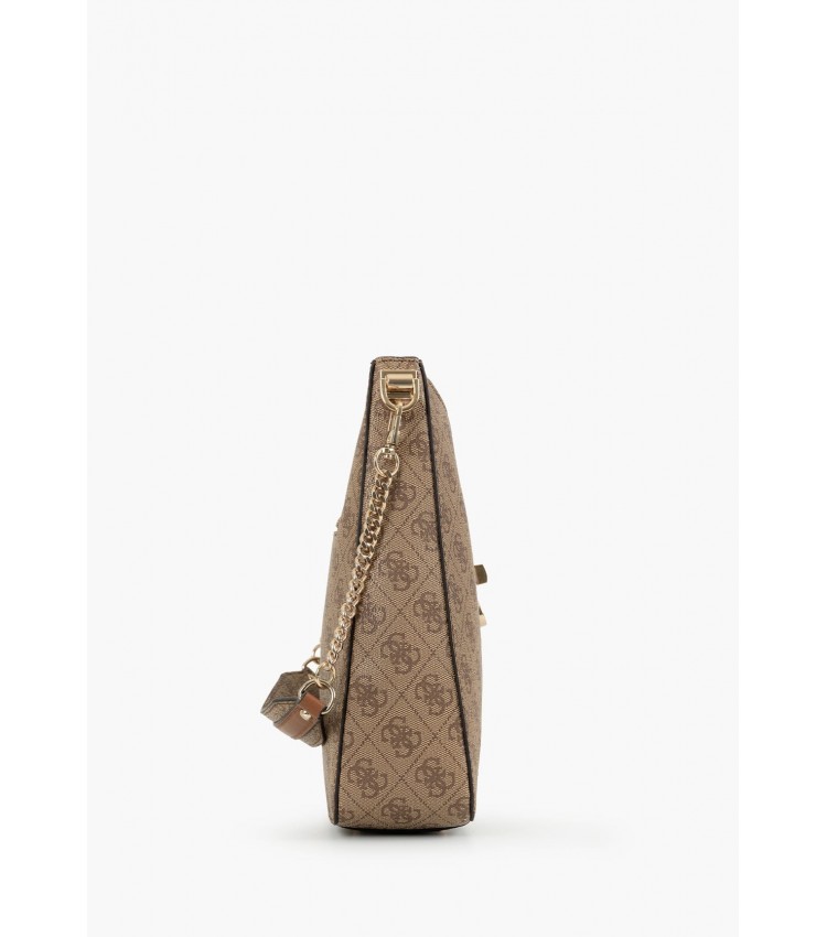 Γυναικείες Τσάντες Zamira.Hobo Μπεζ ECOleather Guess