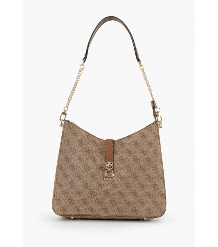 Γυναικείες Τσάντες Zamira.Hobo Μπεζ ECOleather Guess