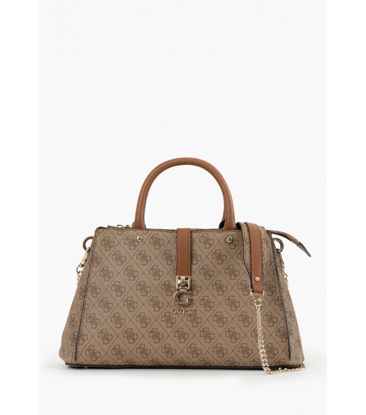 Γυναικείες Τσάντες Zamira.Luxury Μπεζ ECOleather Guess Γυναικείες Τσάντες Zamira.Luxury Μπεζ ECOleather Guess