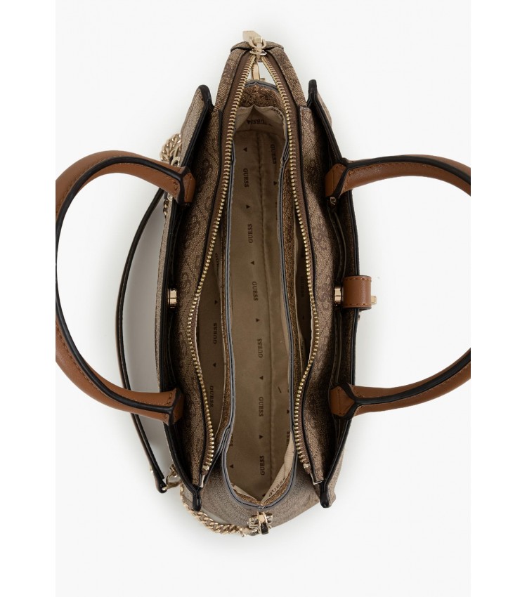 Γυναικείες Τσάντες Zamira.Luxury Μπεζ ECOleather Guess Γυναικείες Τσάντες Zamira.Luxury Μπεζ ECOleather Guess