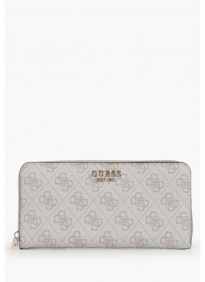 Γυναικεία Πορτοφόλια Zamira.Slg Γκρι ECOleather Guess