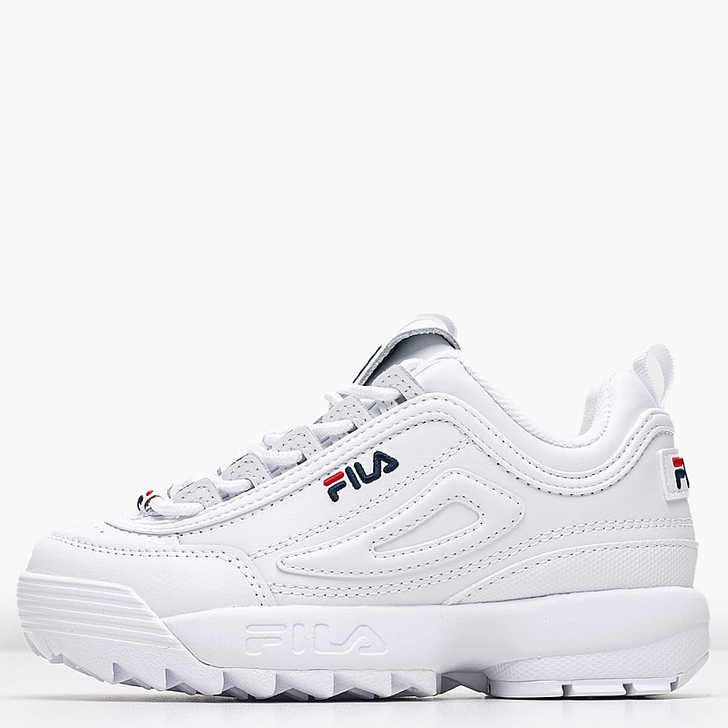 Παιδικά Παπούτσια Casual Disruptor.Kds Άσπρο ECOleather Fila