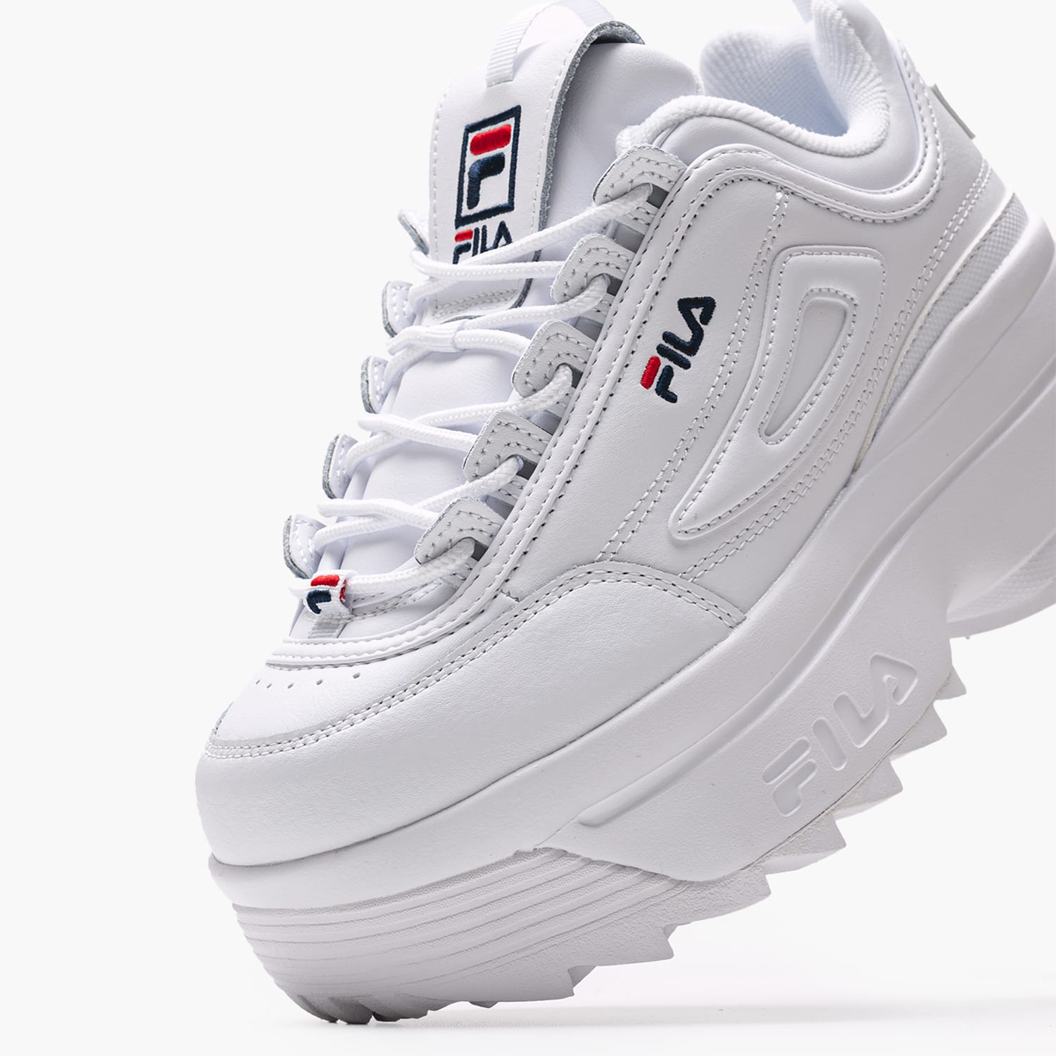 Γυναικεία Παπούτσια Casual Disruptor2.Wedge Άσπρο ECOleather Fila
