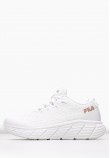 Women Casual Shoes Memory.Born White Fabric Fila