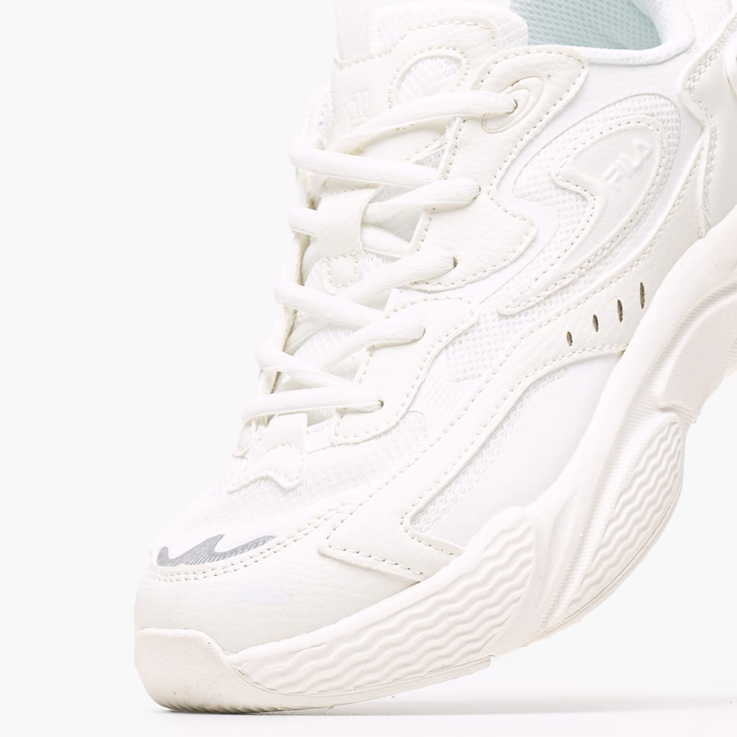 Γυναικεία Παπούτσια Casual Memory.Fusion Άσπρο ECOleather-Ύφασμα Fila