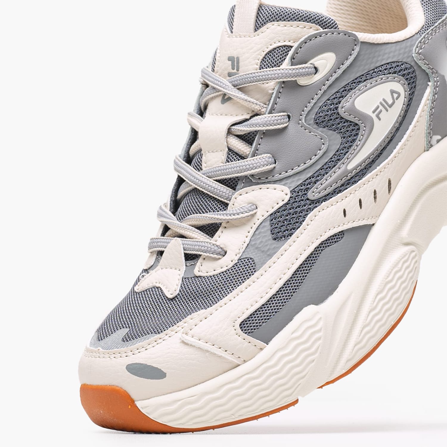 Γυναικεία Παπούτσια Casual Memory.Fusion Γκρι ECOleather-Ύφασμα Fila