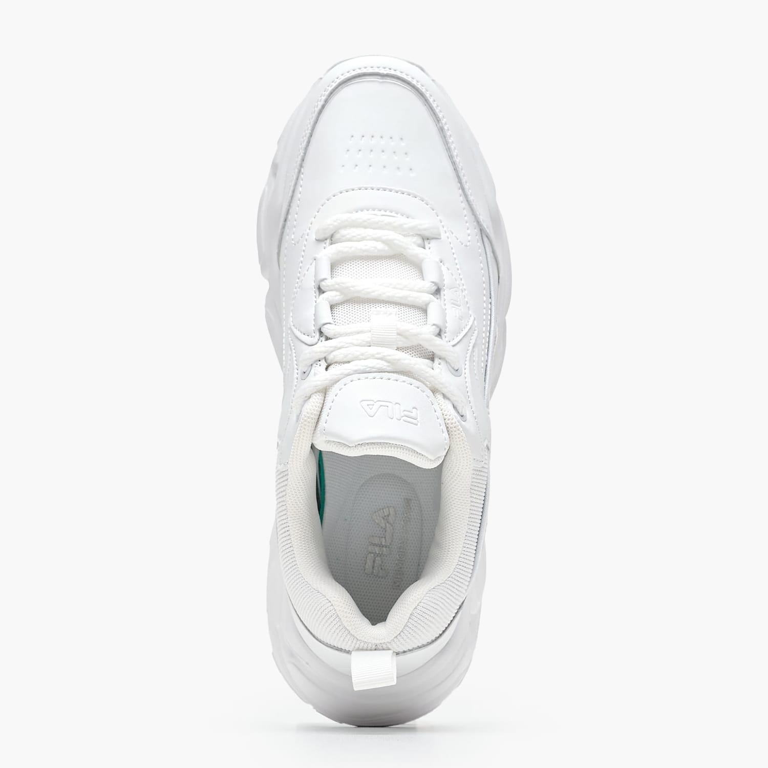 Women Casual Shoes Memory.Mayra White ECOleather Fila