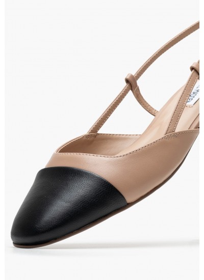 Γυναικεία Flats Belinda Μπεζ Δέρμα Steve Madden