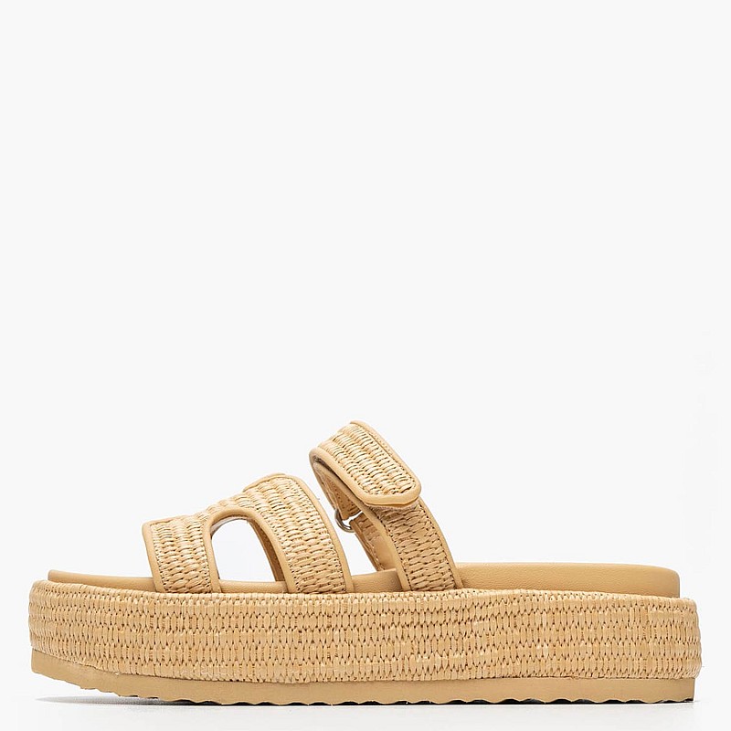 Women Platforms Low Bigmissile Beige Mat Steve Madden