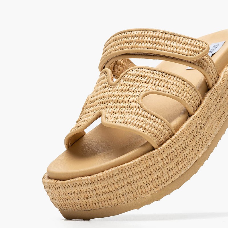 Women Platforms Low Bigmissile Beige Mat Steve Madden