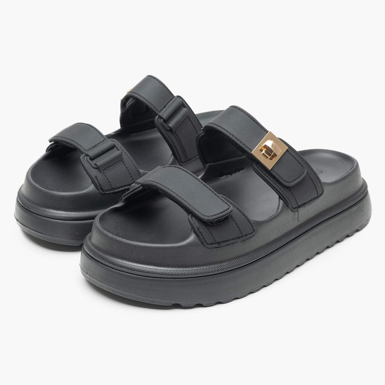 Γυναικεία Flats Bigschmona.J Μαύρο Καουτσούκ Steve Madden Γυναικεία Flats Bigschmona.J Μαύρο Καουτσούκ Steve Madden
