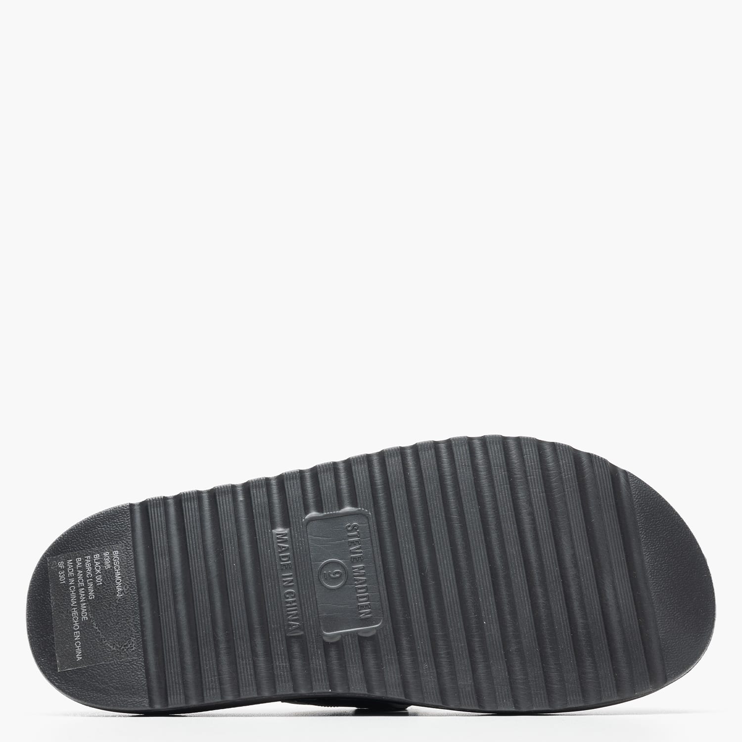 Γυναικεία Flats Bigschmona.J Μαύρο Καουτσούκ Steve Madden Γυναικεία Flats Bigschmona.J Μαύρο Καουτσούκ Steve Madden
