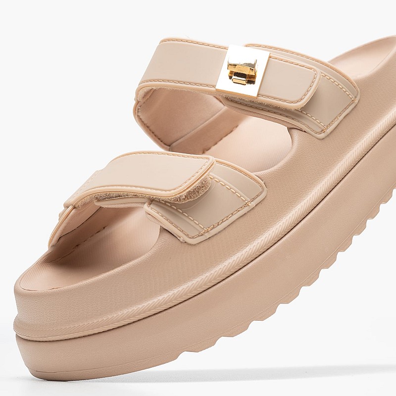 Women Flats Bigschmona.J Nude Rubber Steve Madden
