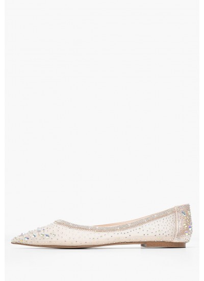 Γυναικείες Μπαλαρίνες Elastic.Ballerina Μαύρο Δέρμα Tommy Hilfiger