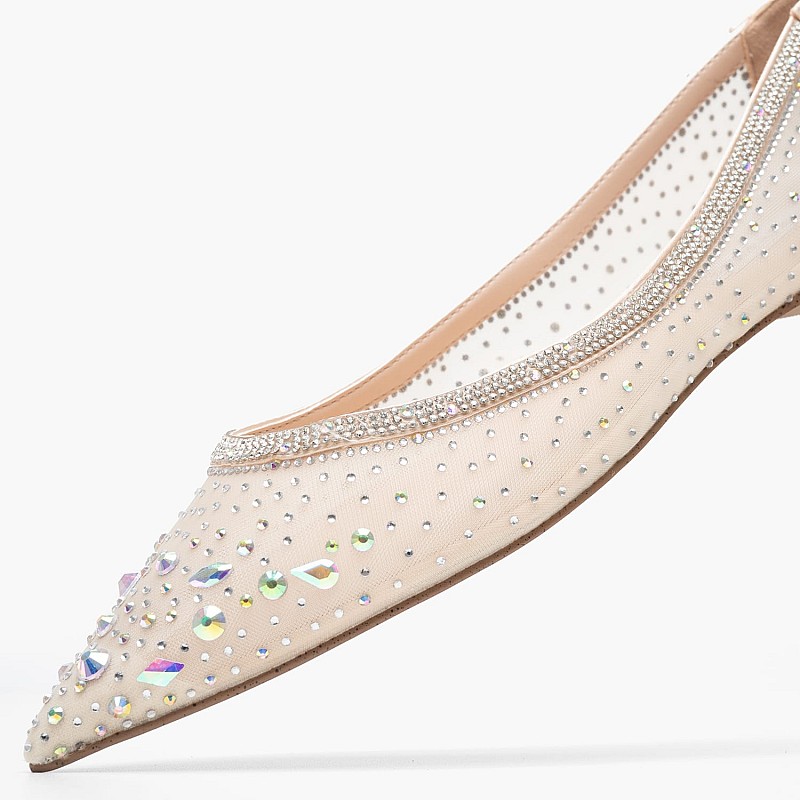 Γυναικείες Μπαλαρίνες Charise Μπεζ Ύφασμα Steve Madden