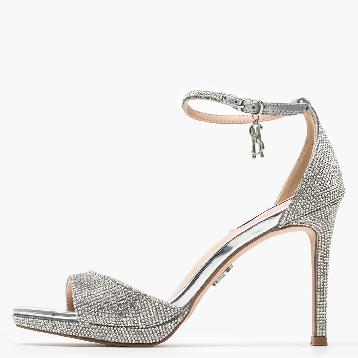 Γυναικεία Πέδιλα Evers.R Ασημί ECOleather-Ύφασμα Steve Madden