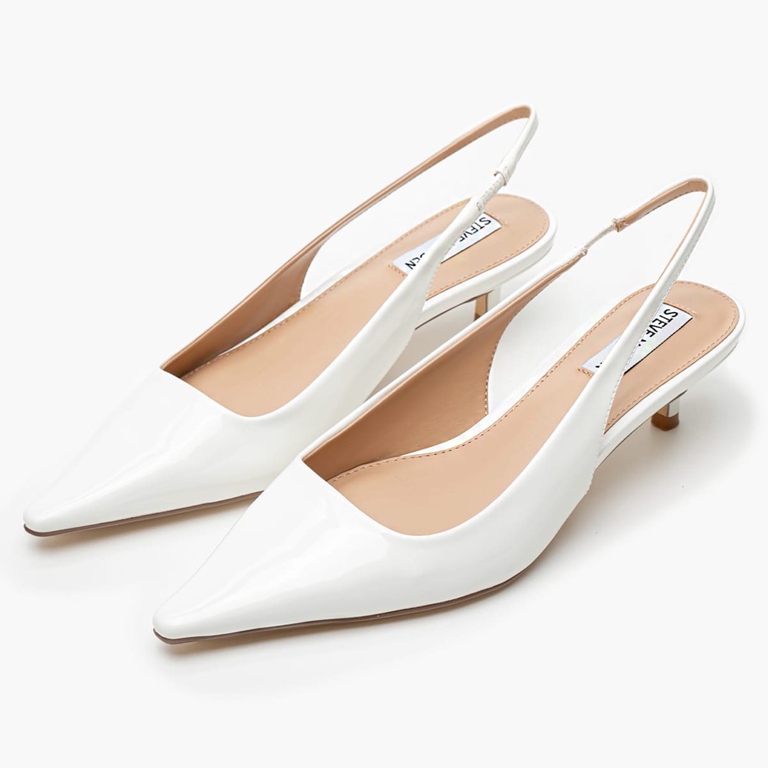 Γυναικείες Γόβες & Peeptoes Χαμηλές Kari Άσπρο ECOleather Steve Madden Γυναικείες Γόβες & Peeptoes Χαμηλές Kari Άσπρο ECOleather Steve Madden